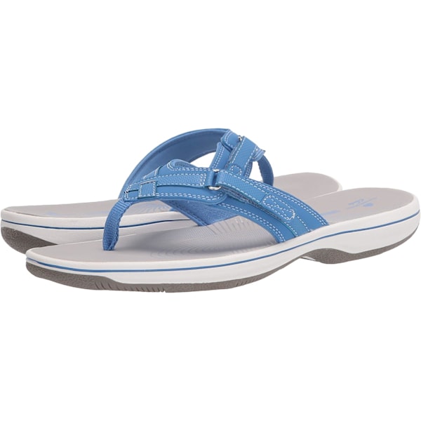 Tåseparator damsandaler med bekväm kilklack sommarsandaler plattform tofflor halkfria flip-flops 10
