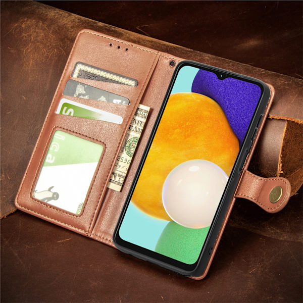 Magnetisk flip-deksel til Samsung Galaxy S22 Plus (PU-skinn)