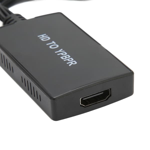 Komponent till HDMI-omvandlare, stöder HDCP 1.4 för Xbox One, DVD-spelare och konsoler, 65 Gbps bandbredd per kanal för HD-multimediagränssnitt