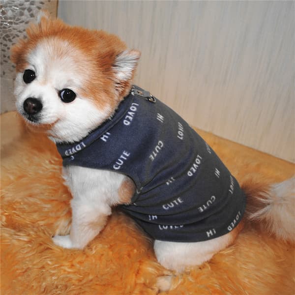 Husdjurskläder, hund höst och vinter polar fleece termisk fleece
