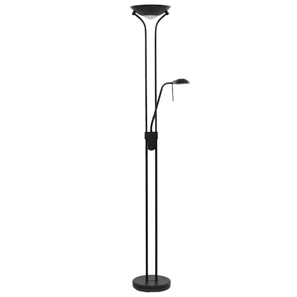 vidaXL Dimbar golvlampa LED 23 W Svart