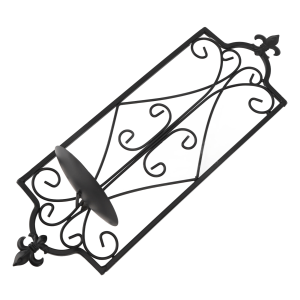 2 st vägglampa ljusstake hängande järn vägglampa ljusstake