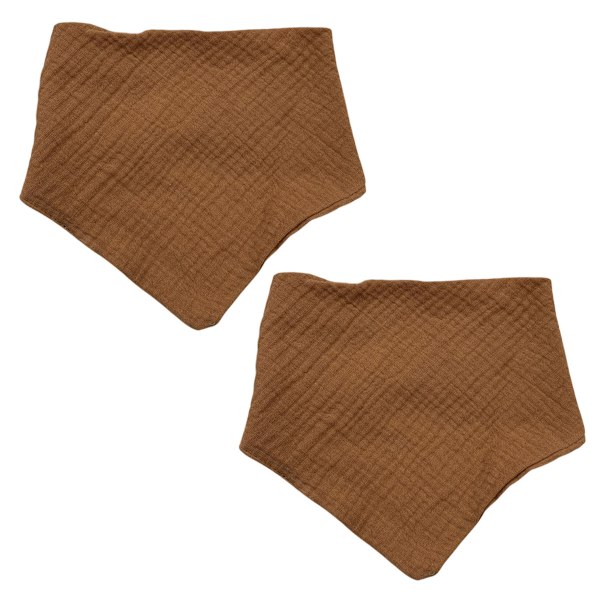 Musslin Haklappar för Bebisar, Mjuka Triangulära Baby Bandana Dregelhaklappar för Pojkar och Flickor, Enfärgade Haklappar för Dreglande och Tandsprickning Style 3