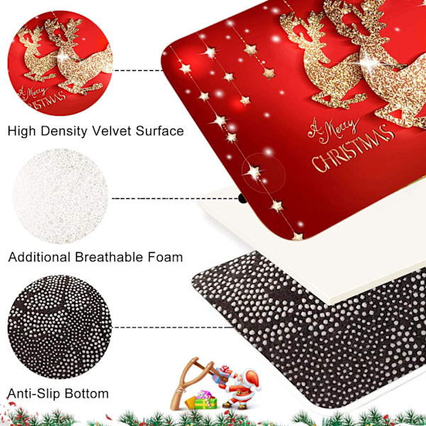 Tapis de Sol de Noël, Tapis D'intérieur Tapis Porte