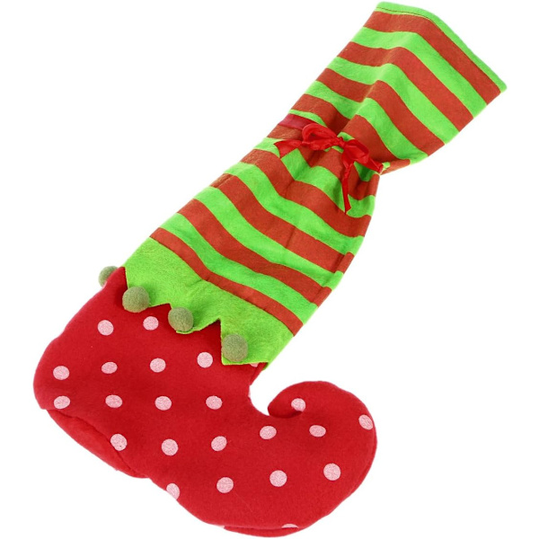 Tomte Strumpa Bordsbensskydd för Juldekoration 2st