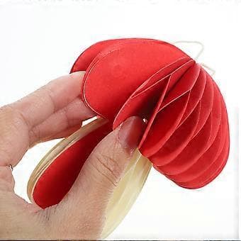 Soppformet Honeycomb Ball Papp Soppdekor Hengende Soppdekor