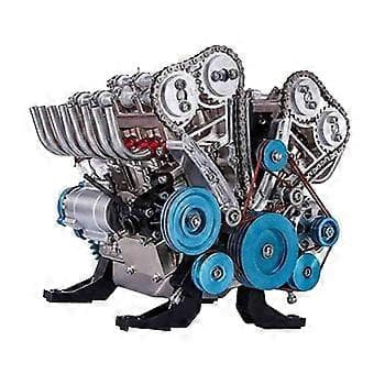 Utsøkt motorornament Simuleringsmotor Skrivebordskulptur Kreativ()