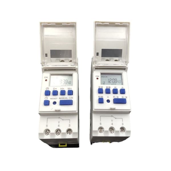 LCD-timer Ukentlig Elektrisk Timer Digital Timerbryter 15A(220V)