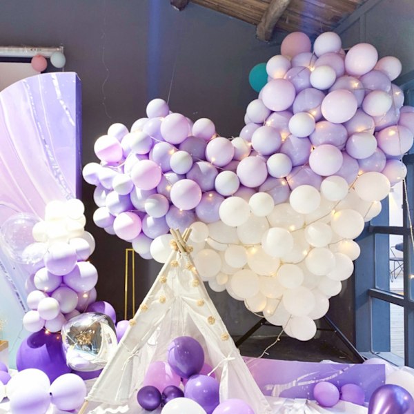 Ballonger i olika färger, latexballonger för barns födelsedag