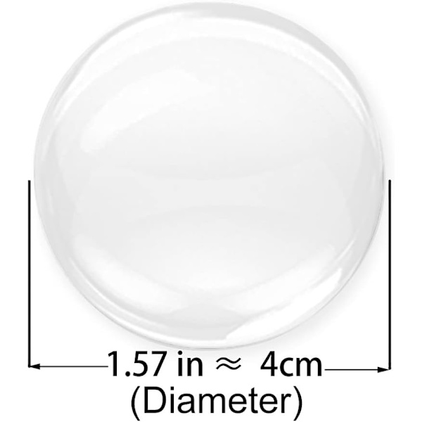 Transparent rund mjuk gummidörrstopp väggskydd, självhäftande