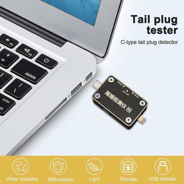 MECHANIC Automatisk Bakre Pluggtestare för Typ-C Gränssnitt Tablet Notebook Reparationstestare Tillbehör