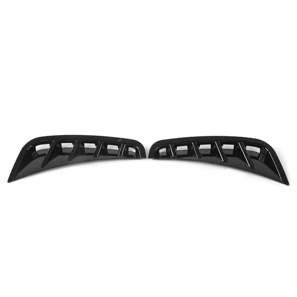 Svart frontfanger Canard bilspoiler vinge biladaptasjoner erstatning for Benz C-klasse W205 AMG Line 2019+