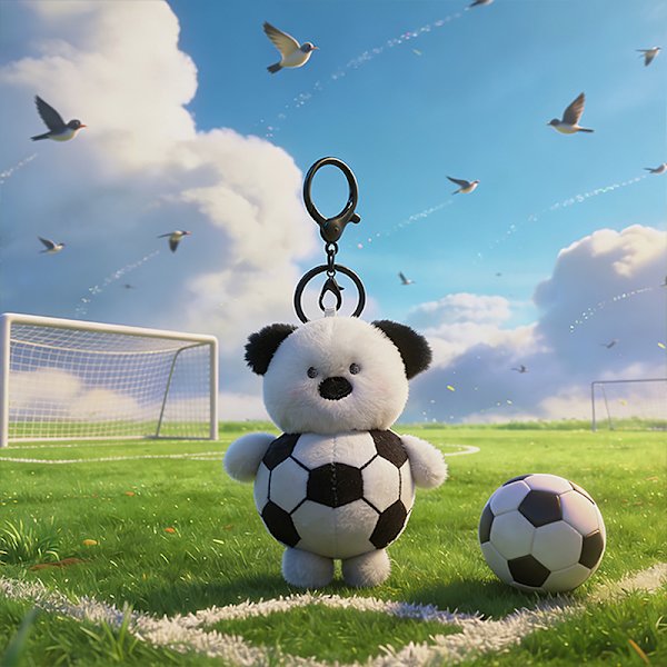 Sæt med 2 2026 World Cup Hvalpe Plys Knapper