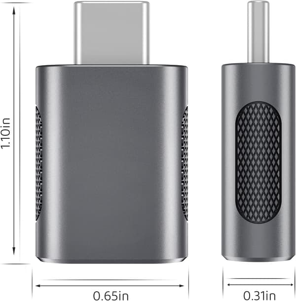 10 Gbps USB C - USB 3.0 OTG -päivitysadapteri (4 kpl), USB Type C