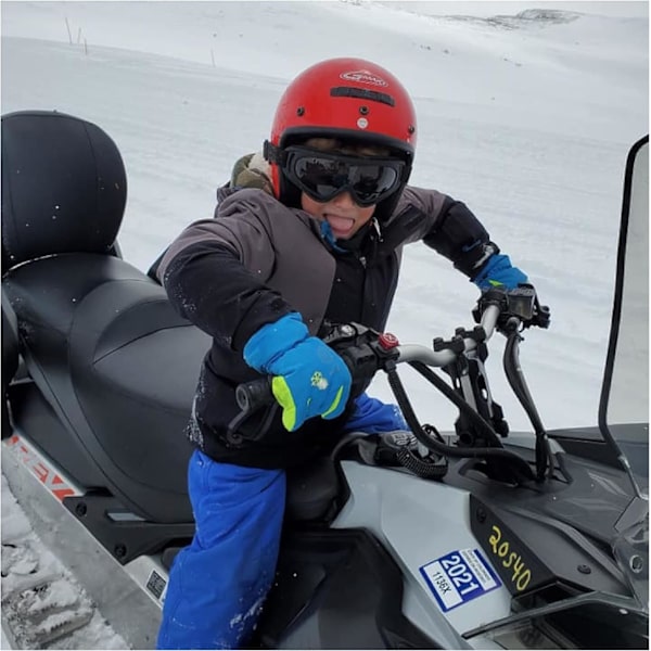 Barn skidhandskar varma snöhandskar snowboardvantar barn vinter G
