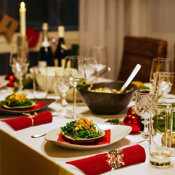 Servietringe til juletræ, sød mini servietring til borddækning, vinter servietspænderholder til Thanksgiving, jul, familiesammenkomst, style 4