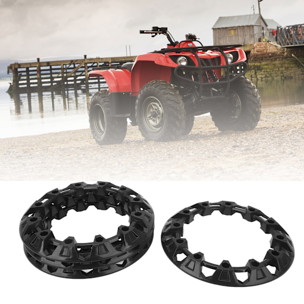 Hjulnav Trimskydd Universal ATV Kart Tillbehör, Snyggt Trimskydd Plastdäckfälgskydd Förbättrar Fordonets Utseende Enkel Installation Hållbar