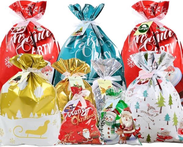20 julpapperspåsar för julklappar