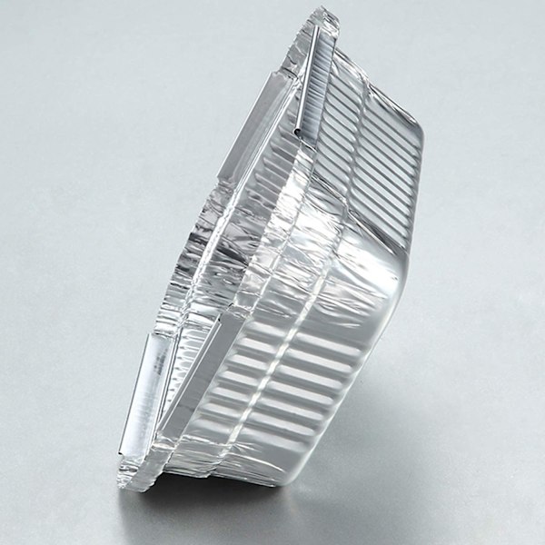 Droppbrickor, grillbricka, gryta - förpackning med 125 engångsbrickor av aluminiumfolie, lämpliga för bakning, stekning, matlagning, liten behållare 20 individuell