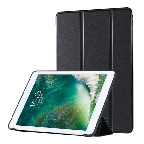iPad 6/5 Generation Læderrem, Sort, Krokodillemønster