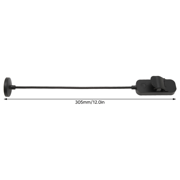LED-boklampa 3 färgtemperaturer Steglös dimning USB