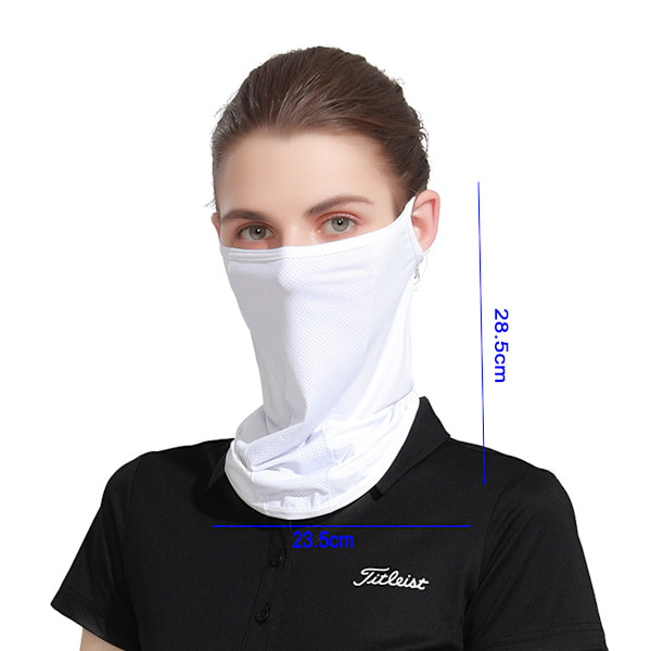 Halsduk Gaiter Mask UPF 50 Solskydd för Män & Kvinnor,