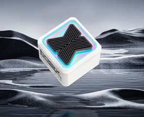 Mini Bluetooth-højttaler: Bærbar trådløs udendørshøjttaler (hvid)