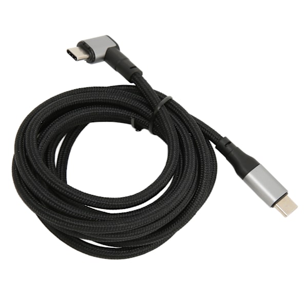 USB C Magnetisk Kabel Multifunktionell 480Mbps Dataöverföring PD 100W Laddning USB C till USB C Förlängningskabel med LED-Lampa