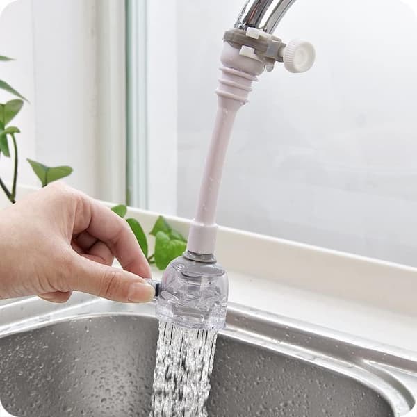 Kjøkkenkranforlengelse Tap Aerator 360° Svingbar 2 Moduser Vannbesparende