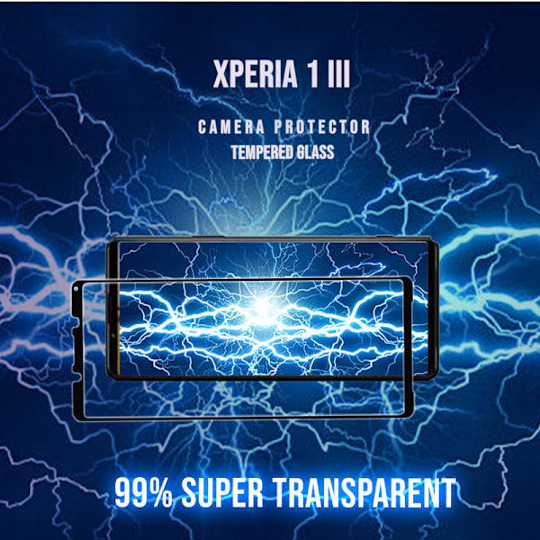 Skärmskydd Sony Xperia 1 III - Härdat glas 9H -Super Kvalitet 3D