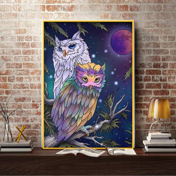 DIY 5D timanttikirjontasetti strasseilla ja strasseilla fo