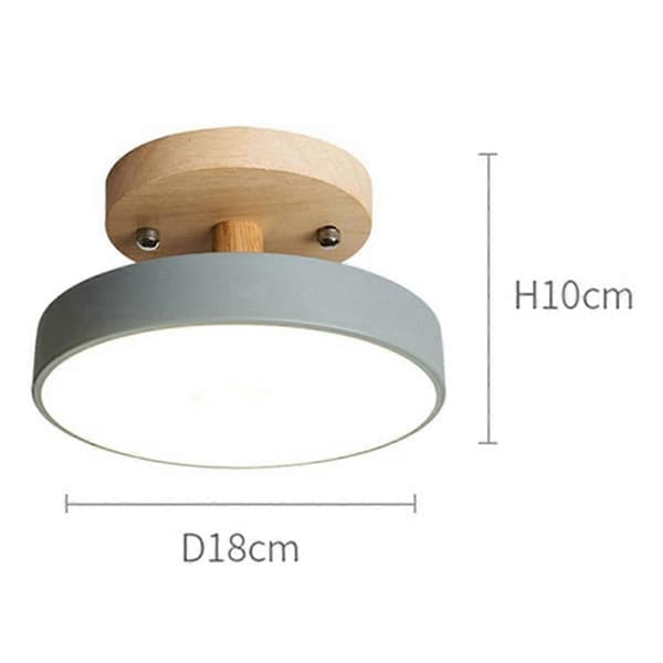 Rosa taklampor Modern LED Nordisk Träbelysning Inomhusarmatur Kök Vardagsrum Sovrum Badrum