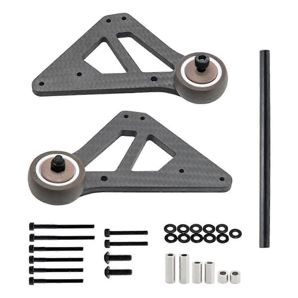 Kulfiber Wheelie Bar Kit til Arrma 1/7 Mojave V2 EXB RC Bil Opgraderingsdele Tilbehør