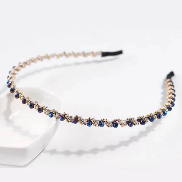 Stilige Hodebånd for Kvinner, Hodebånd med Rhinestones, Moteglans