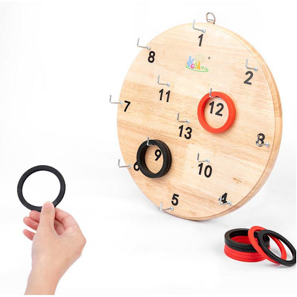 Ring Toss Spel, Inomhus Utomhus för Barn Vuxna Familj, Roligt