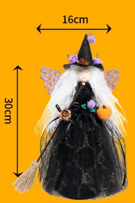 Lilla Vinget Heksefe-figur – Skrivebordsdekoration