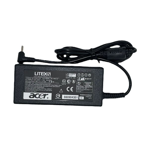 Acer 19V - 3,42A - 65W bärbar datorladdare med 5,5 x kontakt