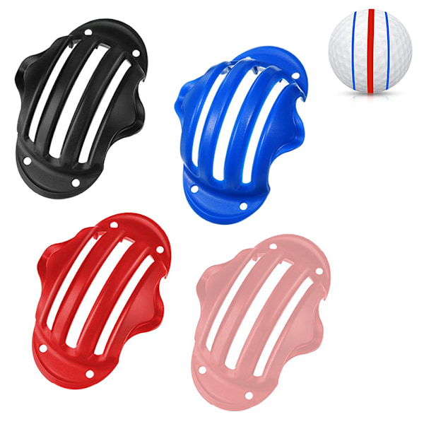 1 set Golf Ball Marker Line Drawing Tool 4 Color Value Pack