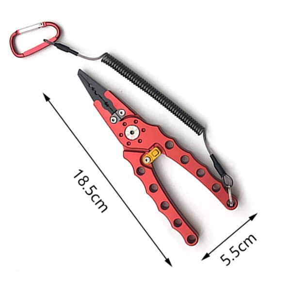 1 st fisktång verktyg, fiskeverktyg set, bärbar fiske