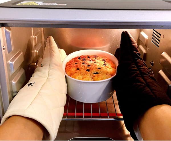 Ugnsvantar Värmebeständiga Ugnsvantar Grytlapps- och Vant för Matlagning