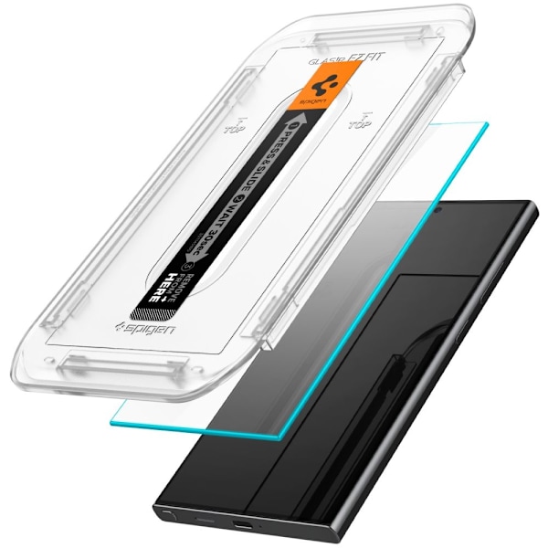 Spigen Galaxy S24 Ultra 2-PACK GLAS.tR "Ez Fit" Skärmskydd