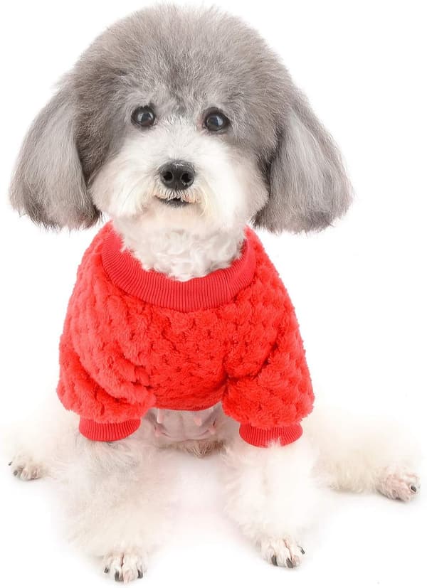 Genser for liten hund/katt, fleece vinterjakker, varme pullovers, kjæledyr