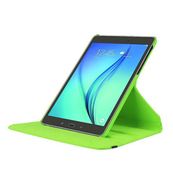 Läderfodral med ställ till Samsung Galaxy Tab S2 8.0, grön grön