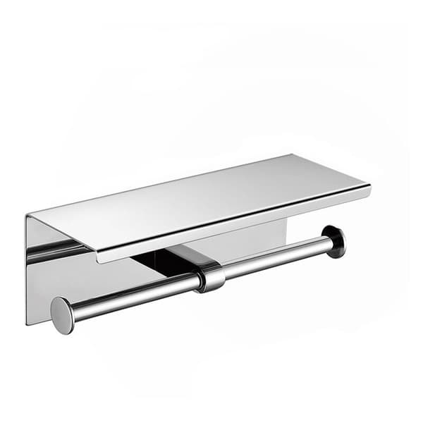 Toiletpapirholder, vægmonteret toiletpapirholder, 304 rustfrit stål