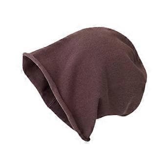 Säckig Mössa för Män Mode Bekväm Hip Hop Elastisk Stickad Mössa Skull Cap (Brun)