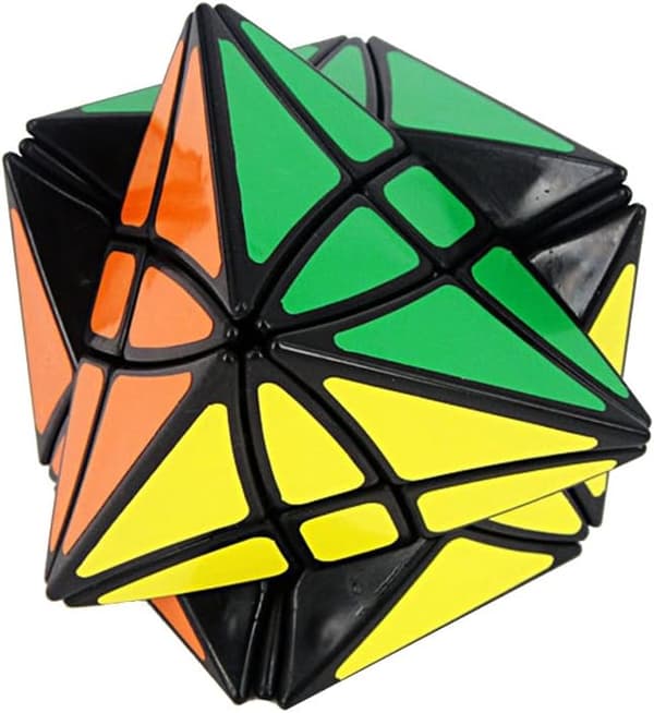 Magic Star Cube Svart Irreguljär Kub (Rex Cube)