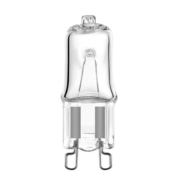 Pakke med 10, G9 40W halogen kapselpære, hvit