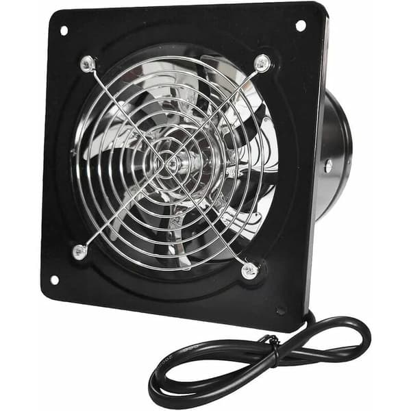 150mm 600 m3/t rørventilator, metalvægmonteret badeværelsesventilator