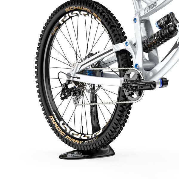 Universal vertikal cykelholder til mountainbikes og racercykler