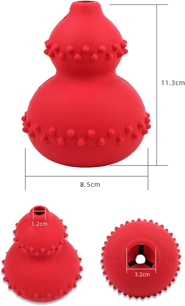Hundleksak för Tuggning, Hållbart Naturgummi, Oförstörbar Hundleksak för